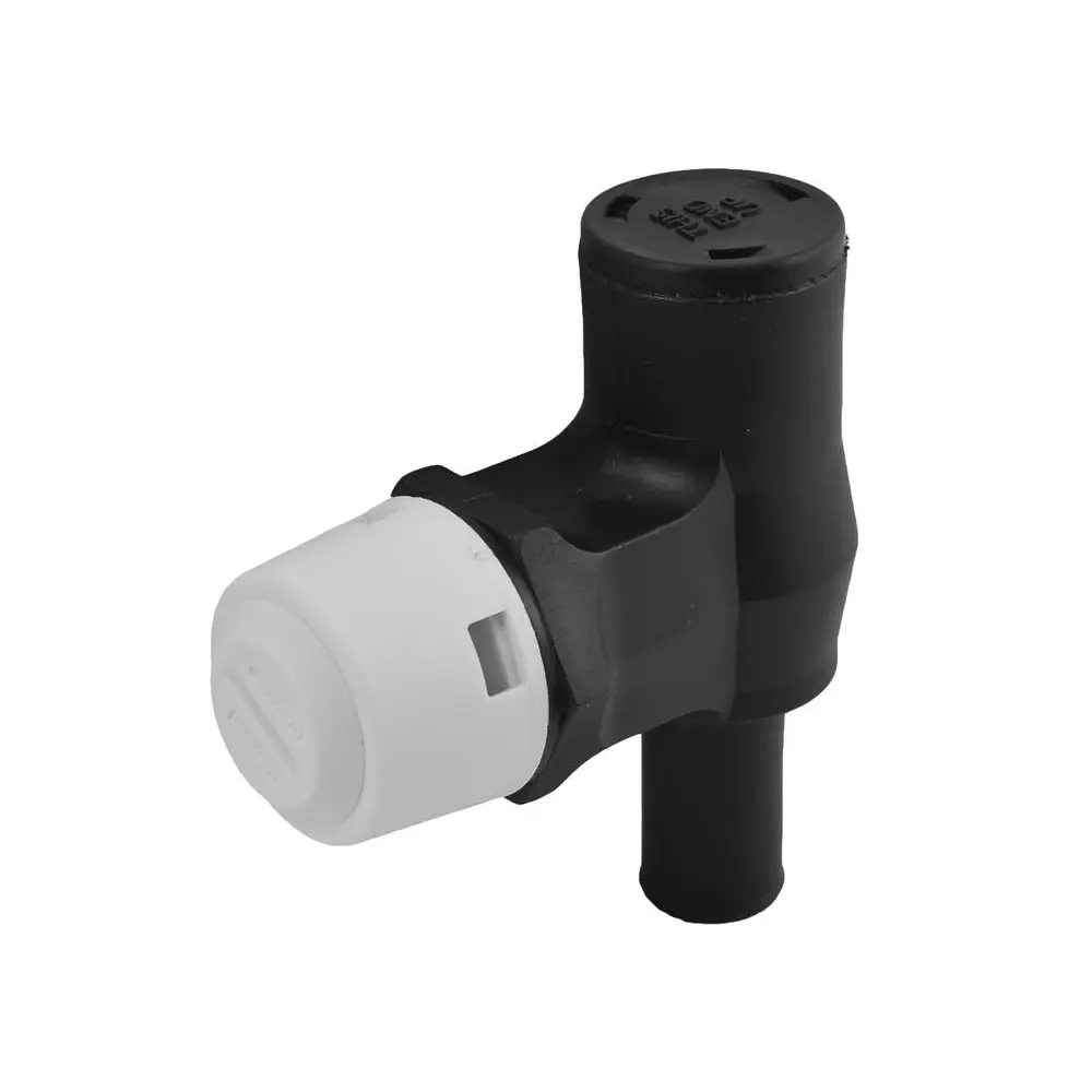 Boat Fuel Tank Vent - P-Trap - White Plastic - Surface Mount - ATT1671-1